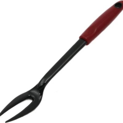 Nylon Meat Cooking Fork, 13 inch, Red